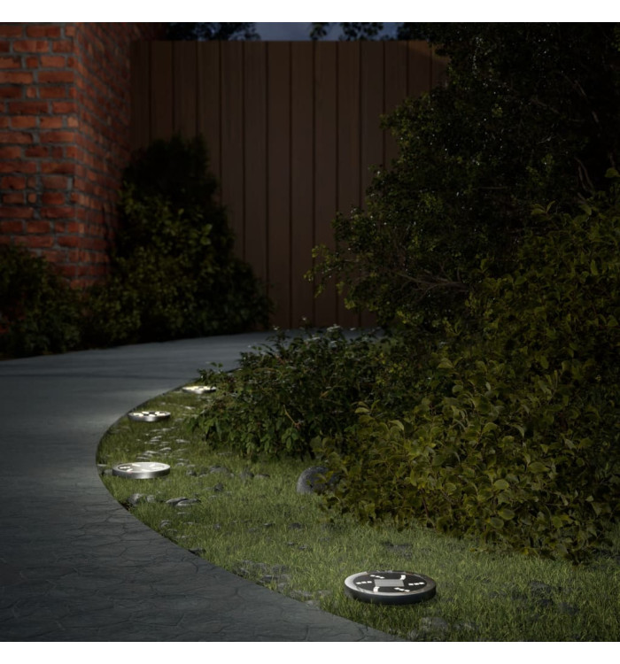 Lampes solaires de sol et piquets de sol extérieur 4 pcs | Mobilier & Déco
