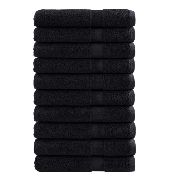 Serviettes de qualité supérieure SOLUND 10 pcs noir 600 g/m² | Mobilier & Déco