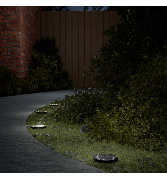 Lampes solaires de sol et piquets de sol extérieur 12 pcs | Mobilier & Déco