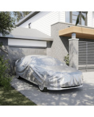 Housse de voiture berline avec sangles à boucle complète M PEVA | Mobilier & Déco