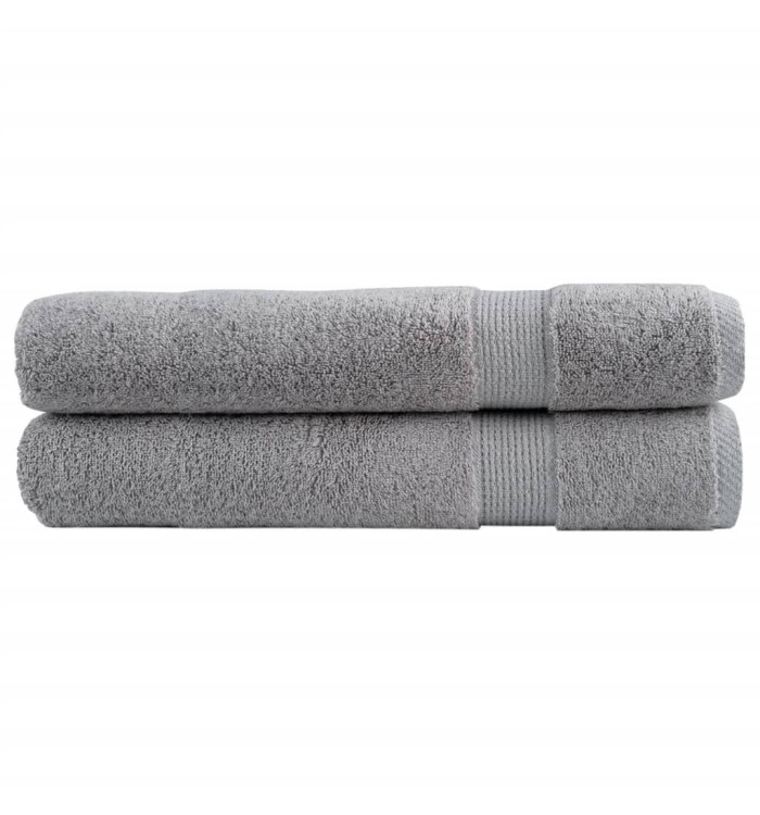 Serviettes de qualité supérieure SOLUND 2 pcs gris 600 g/m² | Mobilier & Déco