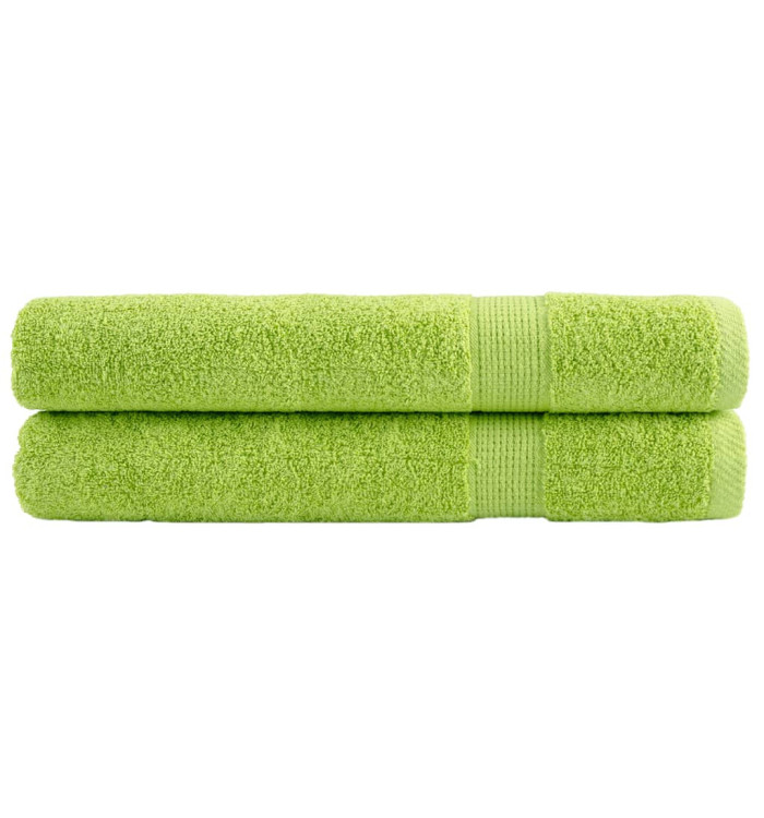 Serviettes de qualité supérieure SOLUND 2 pcs vert pomme | Mobilier & Déco