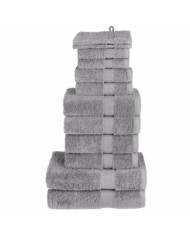 Ensemble de serviettes de qualité supérieure SOLUND 12 pcs gris | Mobilier & Déco