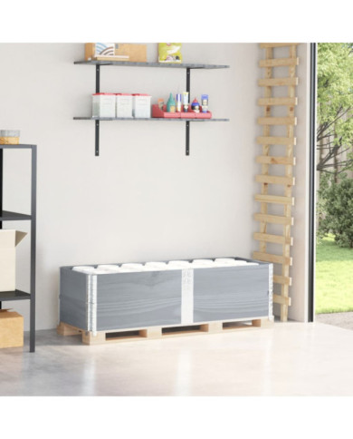 Colliers de palette 2 pcs gris 150x50 cm bois de pin solide | Mobilier & Déco