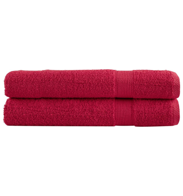 Serviettes de qualité supérieure SOLUND 2 pcs rouge 600 g/m² | Mobilier & Déco