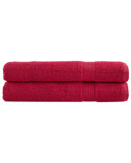 Serviettes de qualité supérieure SOLUND 2 pcs rouge 600 g/m² | Mobilier & Déco