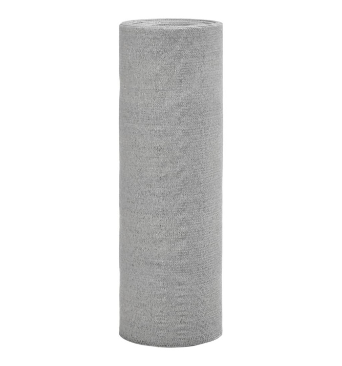 Filet brise-vue gris clair 1,5x25 m PEHD 75 g/m² | Mobilier & Déco