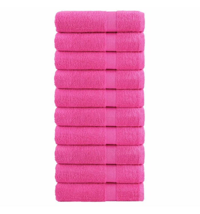Essuie-mains de qualité supérieure SOLUND 10 pcs rose 600 g/m² | Mobilier & Déco