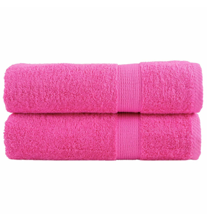 Essuie-mains de qualité supérieure SOLUND 2 pcs rose 600 g/m² | Mobilier & Déco