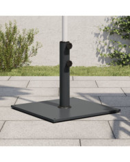 Base de parasol pour mâts Ø32/38/48 mm 17 kg carré | Mobilier & Déco