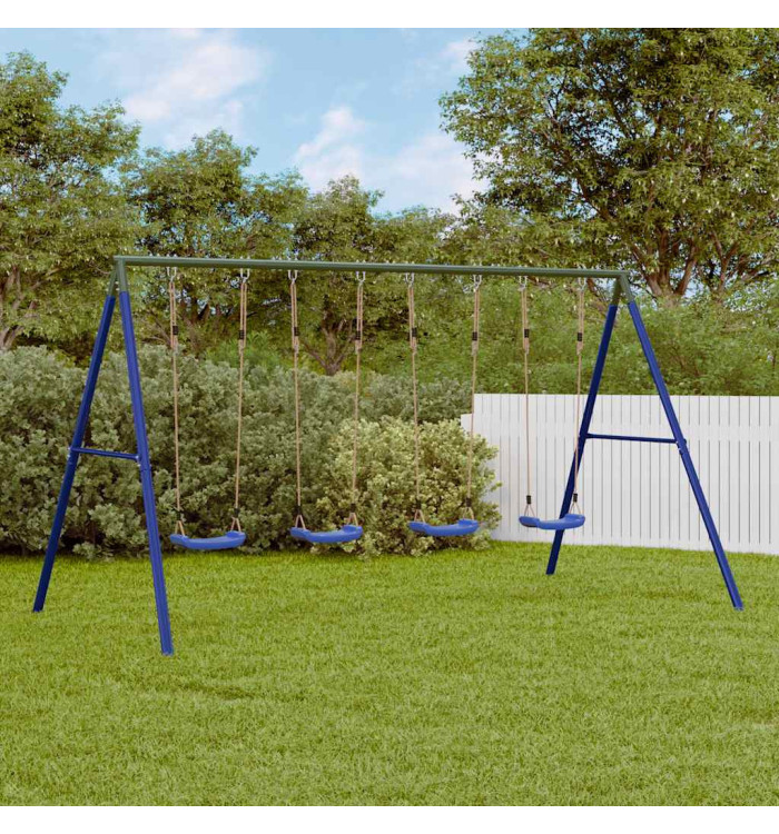 Jeu de balançoire d'extérieur avec 4 balançoires | Mobilier & Déco