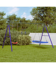 Jeu d'extérieur avec balançoire, trapèze et balançoire nid | Mobilier & Déco