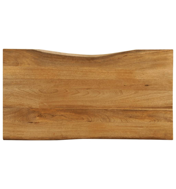 Dessus de table 120x60x2,5 cm bord vivant bois massif manguier | Mobilier & Déco