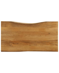 Dessus de table 120x60x2,5 cm bord vivant bois massif manguier | Mobilier & Déco
