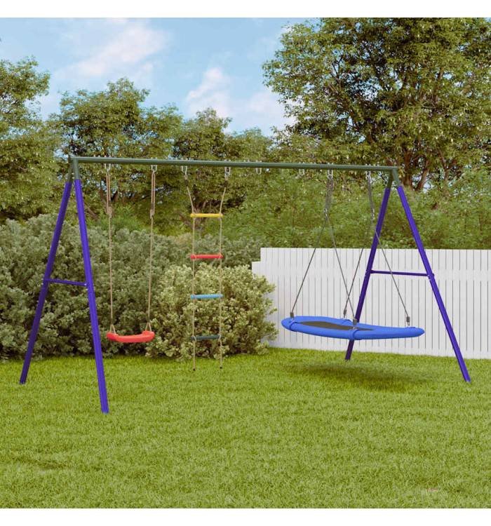 Jeu d'extérieur de balançoire échelle et balançoire nid | Mobilier & Déco