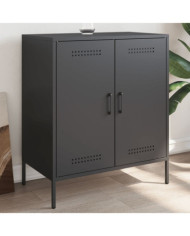 Buffet noir 68x39x79 cm acier | Mobilier & Déco
