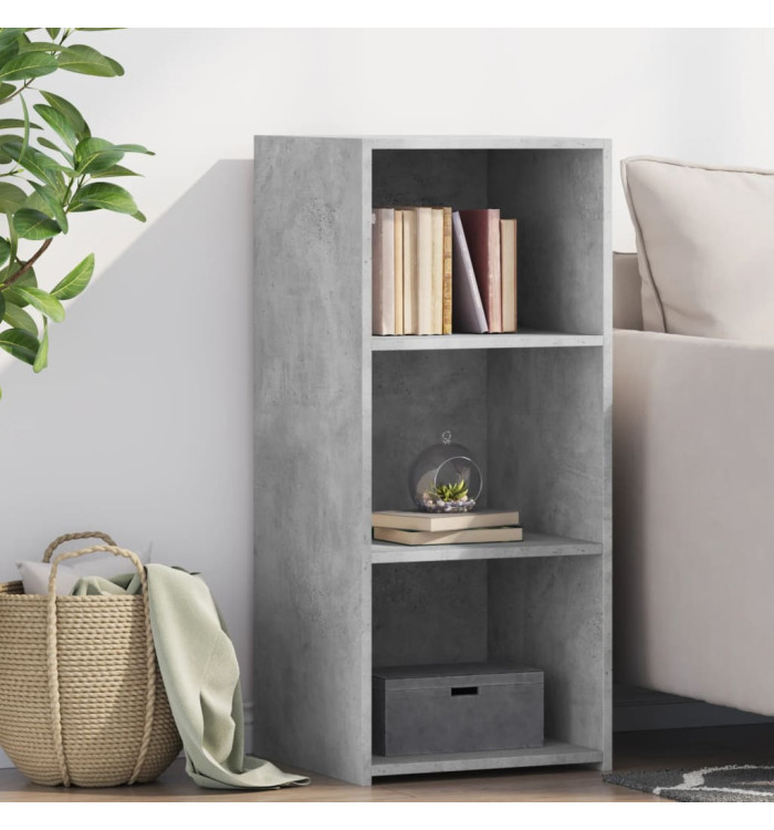 Buffet gris béton 40x41x93 cm bois d'ingénierie | Mobilier & Déco