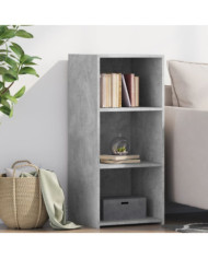 Buffet gris béton 40x41x93 cm bois d'ingénierie | Mobilier & Déco
