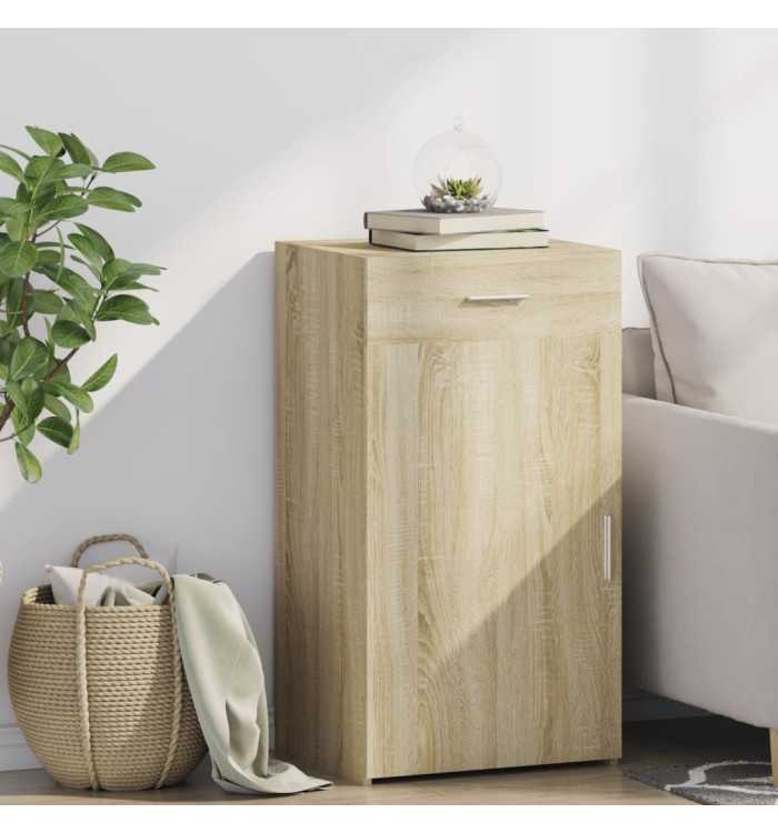 Buffet chêne sonoma 50x42,5x93 cm bois d'ingénierie | Mobilier & Déco