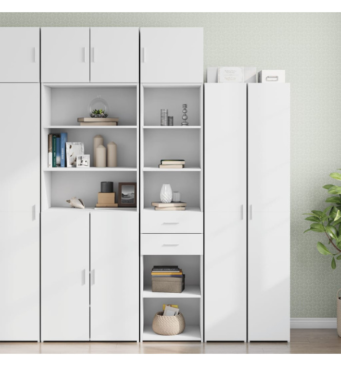 Armoire de rangement mince blanc 45x42,5x225 cm | Mobilier & Déco