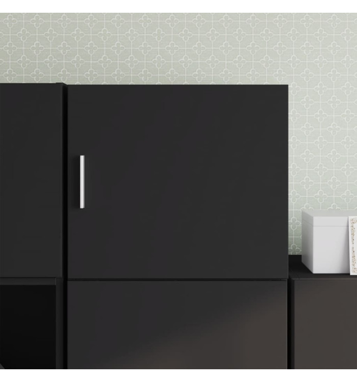Armoire murale noir 45x42,5x40 cm bois d'ingénierie | Mobilier & Déco