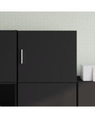 Armoire murale noir 45x42,5x40 cm bois d'ingénierie | Mobilier & Déco