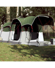 Tente familiale tunnel 8 personnes vert imperméable | Mobilier & Déco