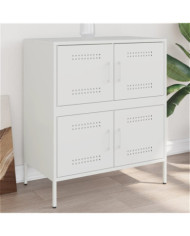 Buffet blanc 68x39x79 cm acier | Mobilier & Déco