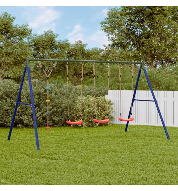 Ensemble balançoire d'extérieur balançoires et corde à disque | Mobilier & Déco