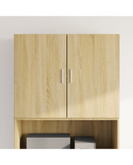 Armoire murale chêne sonoma 80x42,5x64 cm bois d'ingénierie | Mobilier & Déco