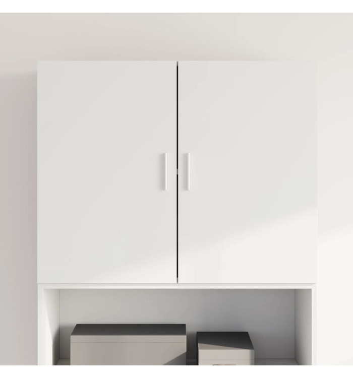 Armoire murale blanc 80x42,5x64 cm bois d'ingénierie | Mobilier & Déco