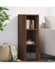 Buffet chêne marron 30x41x93 cm bois d'ingénierie | Mobilier & Déco