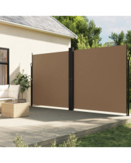 Auvent latéral rétractable taupe 220x1000 cm | Mobilier & Déco