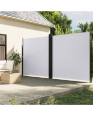 Auvent latéral rétractable blanc 220x600 cm | Mobilier & Déco