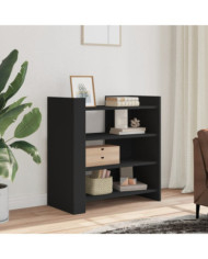 Buffet noir 73,5x35x75 cm bois d'ingénierie | Mobilier & Déco