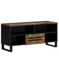 Meuble TV 100x34x46 cm bois d'acacia solide | Mobilier & Déco