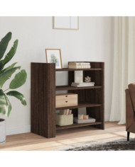 Buffet chêne marron 73,5x35x75 cm bois d'ingénierie | Mobilier & Déco