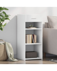 Buffet blanc 40x42,5x93 cm bois d'ingénierie | Mobilier & Déco