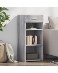 Buffet sonoma gris 40x42,5x93 cm bois d'ingénierie | Mobilier & Déco