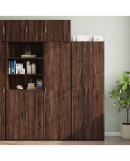 Armoire de rangement mince chêne marron 50x42,5x225 cm | Mobilier & Déco