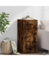 Buffet chêne fumé 45x42,5x93 cm bois d'ingénierie | Mobilier & Déco