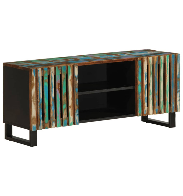 Meuble TV 105x34x46 cm bois d'acacia massif | Mobilier & Déco