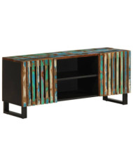 Meuble TV 105x34x46 cm bois d'acacia massif | Mobilier & Déco