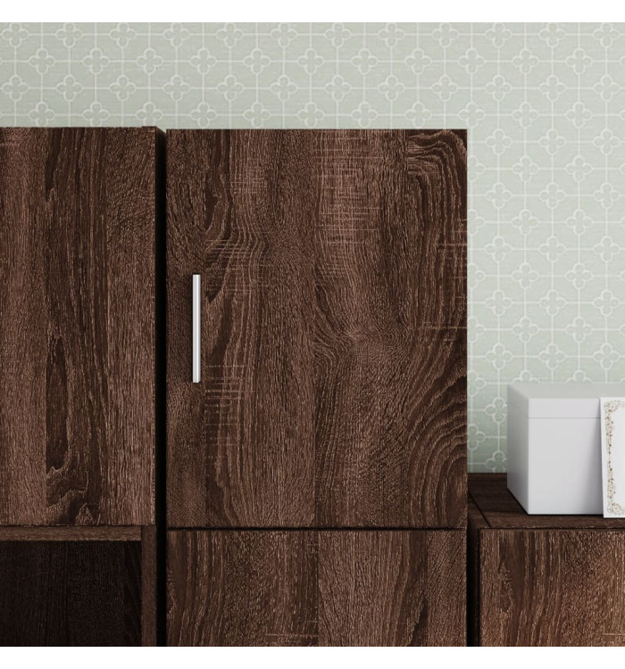Armoire murale chêne marron 30x42,5x40 cm bois d'ingénierie | Mobilier & Déco