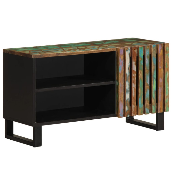 Meuble TV 80x34x46 cm bois d'acacia massif | Mobilier & Déco