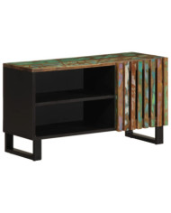 Meuble TV 80x34x46 cm bois d'acacia massif | Mobilier & Déco