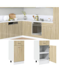 Armoire de plancher tiroir "Lyon" chêne sonoma | Mobilier & Déco
