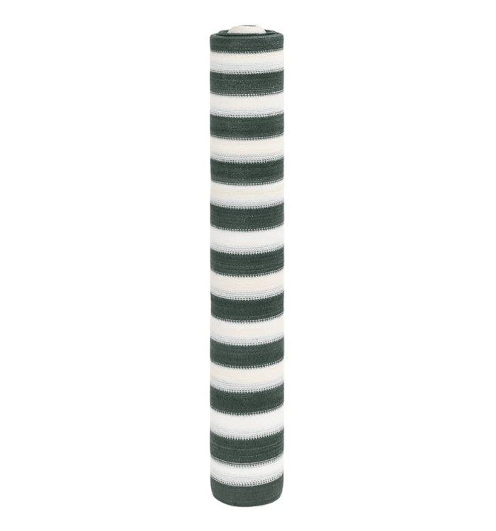Filet brise-vue vert et blanc 1,8x10 m PEHD 75 g/m² | Mobilier & Déco