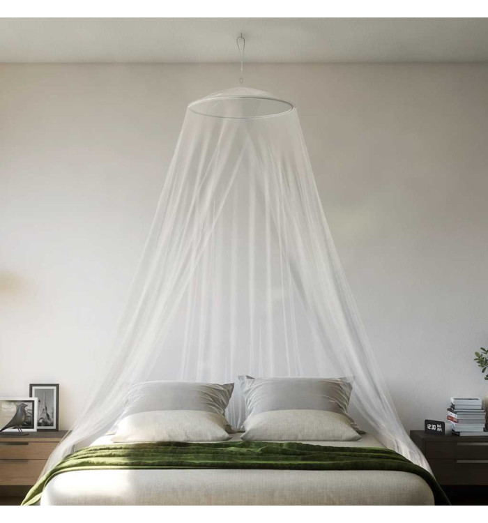 Moustiquaire pour lit 220 maille blanc 56x56x220 cm | Mobilier & Déco