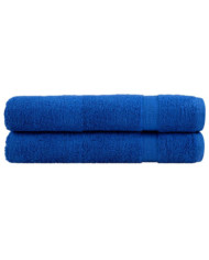 Serviettes de sauna de qualité supérieure SOLUND 2 pcs bleu | Mobilier & Déco